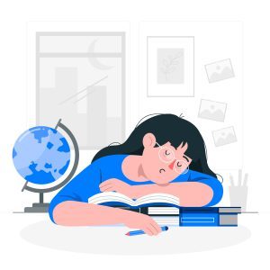 عدم تمرکز در مطالعه
