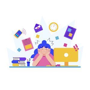 عدم تمرکز در مطالعه
